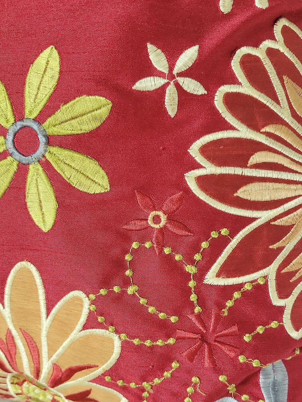 Silk Embriodered Pillow